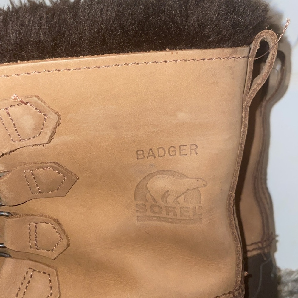Sorel Badger Insulated Leather winter boots - Picture 6 of 13